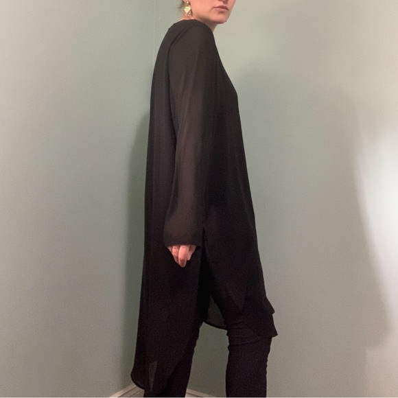 GRACE HILL semi sheer tunic top - Picture 1 of 12